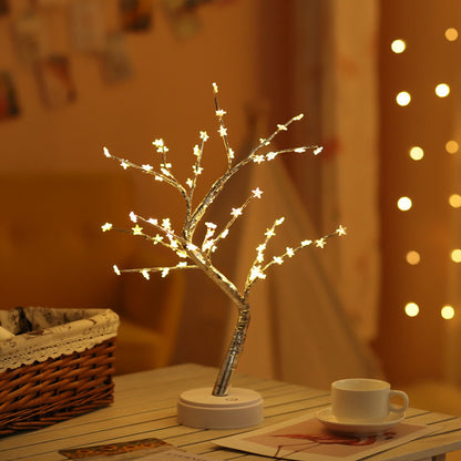 USB LED Fire Tree Lamp