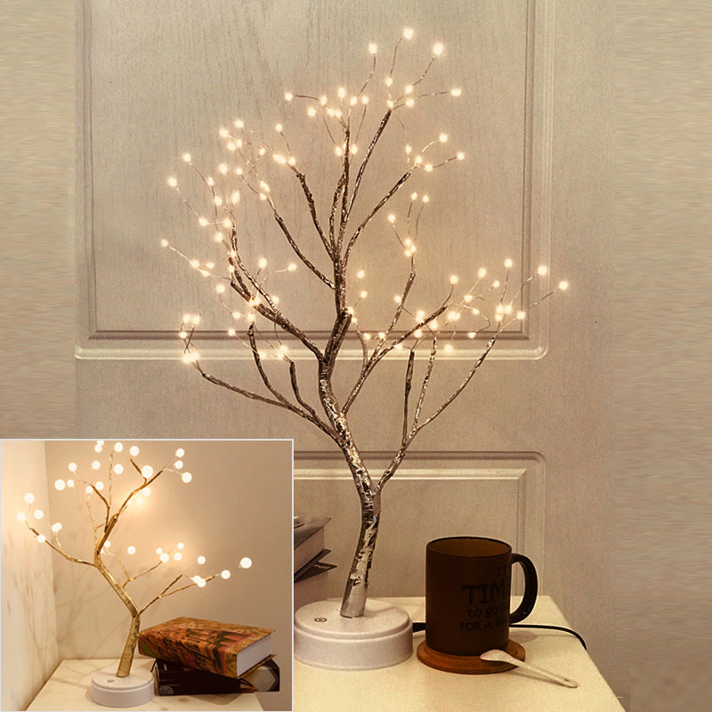 USB LED Fire Tree Lamp