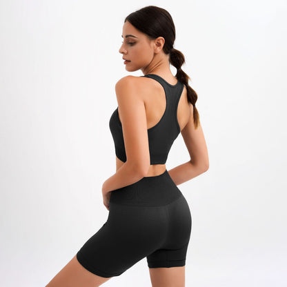 Seamless Gym Suit Bra & Shorts