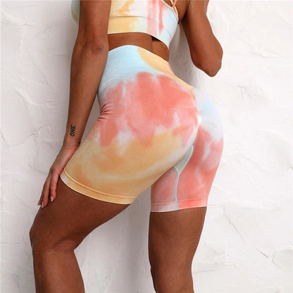 Seamless Tie-Dye Workout Set